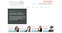 Desktop Screenshot of choicedjs.com